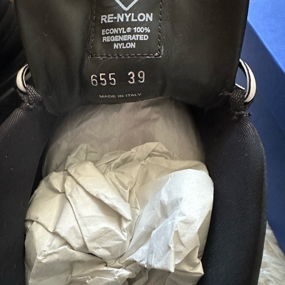 Prada lace-up, low-top platform sneakers. 
Pristine condition - Picture 8 of 11